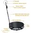 360-Degree Photo Booth Machine with RGB Light Flight Case, 360 Camera Booth with Flight Case for Parties, 360 Degree Automatic Rotating Photobooth 115CM